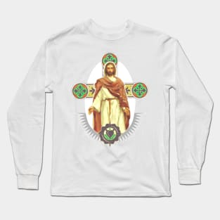 Jesus Christ and the cross of salvation Long Sleeve T-Shirt